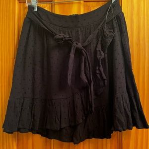 Altar’d State black wrap skirt size L